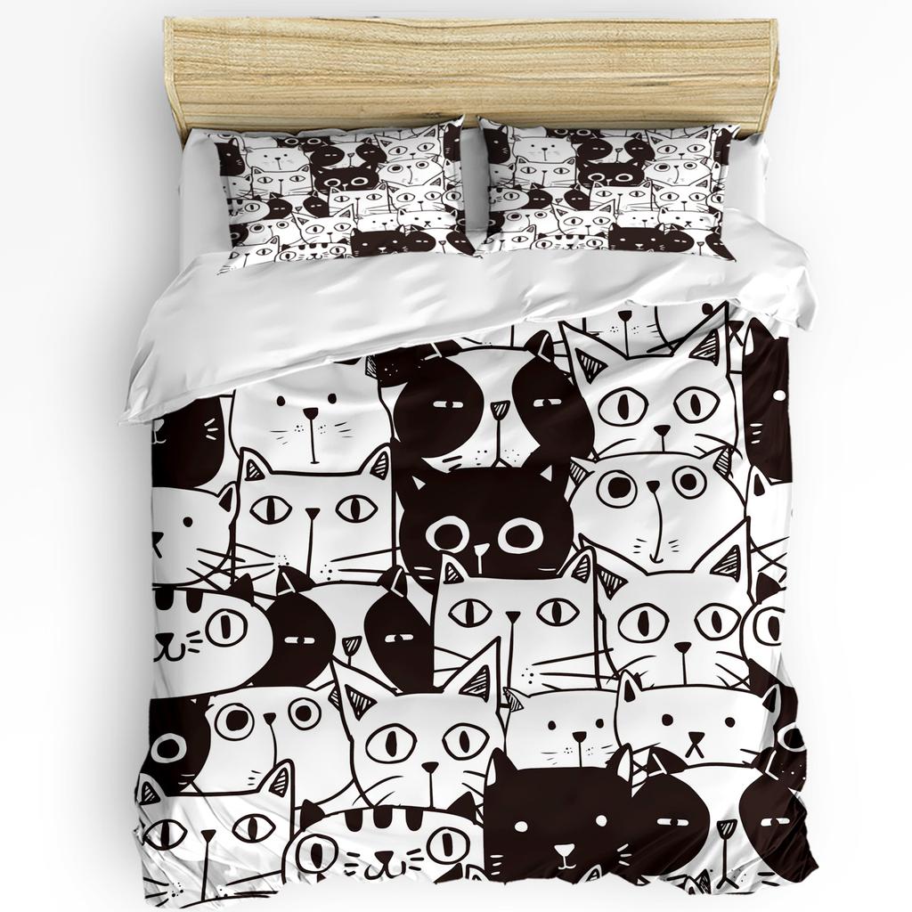 Yorkie Bedding Set For Bedroom Bed Home Yorkshire Terrier with Cute Ribbon Animal Duvet Cover Quilt Cover And Pillowcase