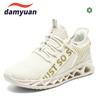 Running Jogging Shoes Comfortable Casual Sneakers White Outdoor Breathable Mesh Women Light Shock-absorption Sports Shoe