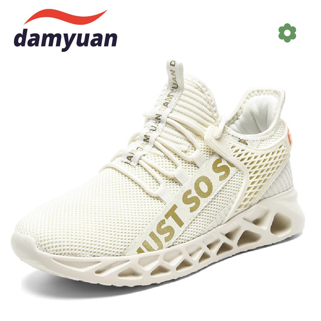 Running Jogging Shoes Comfortable Casual Sneakers White Outdoor Breathable Mesh Women Light Shock-absorption Sports Shoe