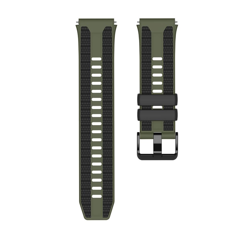 22mm Silicone Band for Huawei Ultimate 2 Two-tone Strap Sport Replace Wrist Band for Huawei Ultimate 1 2 GT6/GT6 Pro