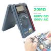 Карманный амперметр-вольтметр AC/DC с ЖК-дисплеем, легкий мини-мультиметр с автовыбором диапазона для профессионального электрика