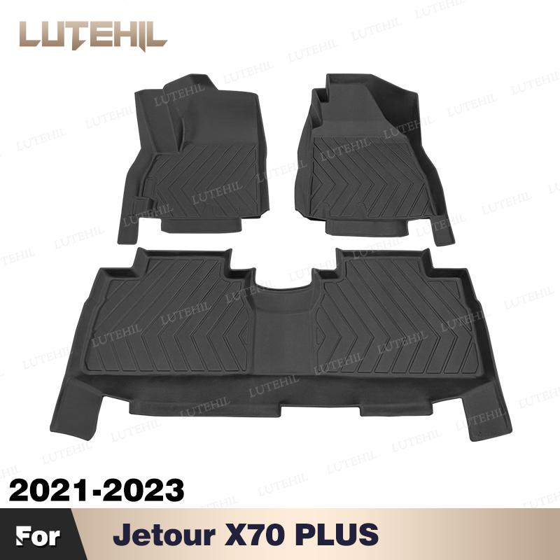 For Jetour X70 PLUS 2021 2022 2023 All-Weather TPE Floor Mat Carpet Cover Waterproof Automotive Interior Protector Accessories