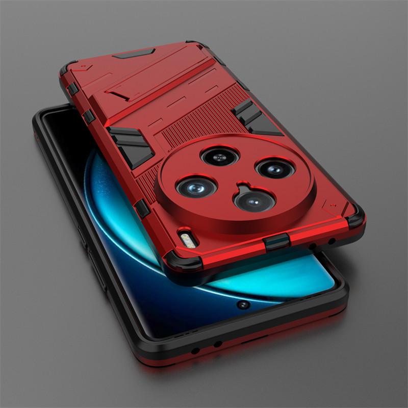 For Vivo X100 Pro Case Vivo X100 X100 Pro 5G Cover TPU Shockproof Silicone Armor PC Holder Protective Phone Cover Vivo X100 Pro