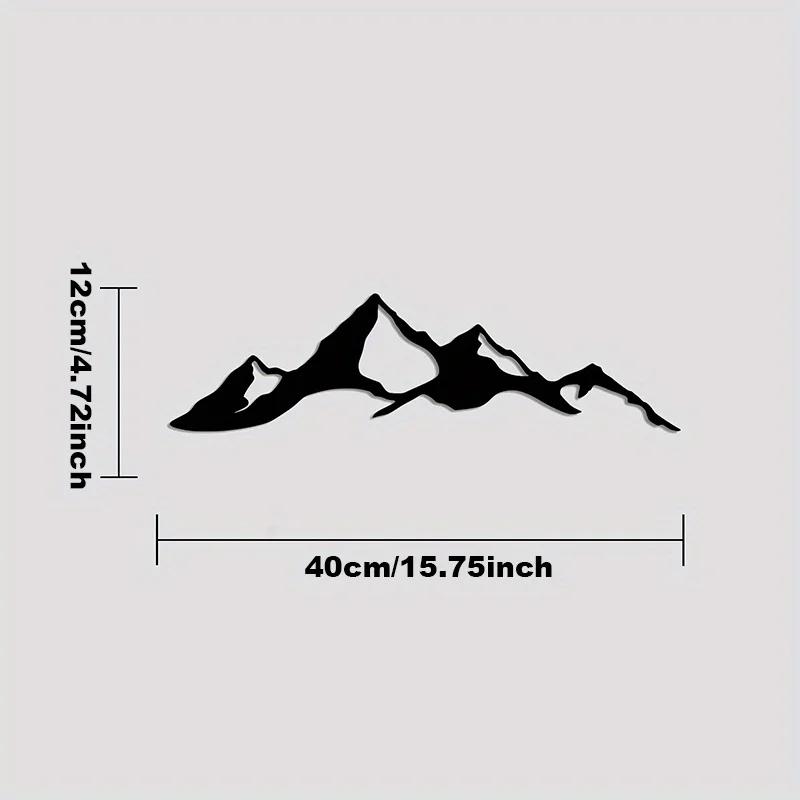 Настенное искусство из металла Denali Mountain – прочный, не подверженный ржавчине алюминиевый композит, стильный декор для внутренних и наружных стен для элегантных пространств