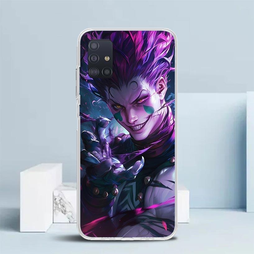Чехол для телефона Huner X-Hunters Hisoka для Samsung Galaxy A52 A32 A22 A12 A51 A50S A30S A10S Note 20 Ultra 10 S10 Plus A31 A20 A71 A7