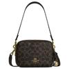 Iconic Coated Canvas With Smooth Leather Shoulder Bags Small Women's Gold & Brown CEK73-IMBRN