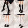 Непрозрачные сексуальные эластичные чулки до бедра выше колена женские длинные носки