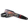 Straps 6cm TATTOO BLACK RightOn! Guitar/Bass Strap, Wide, 100-150cm,