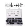 113PCS Vacuum Connector Assortment Automotive Vacuum Tubing Connector Tee Kit Water Spray Pipe Joints Car Wiper Connection Pipe
