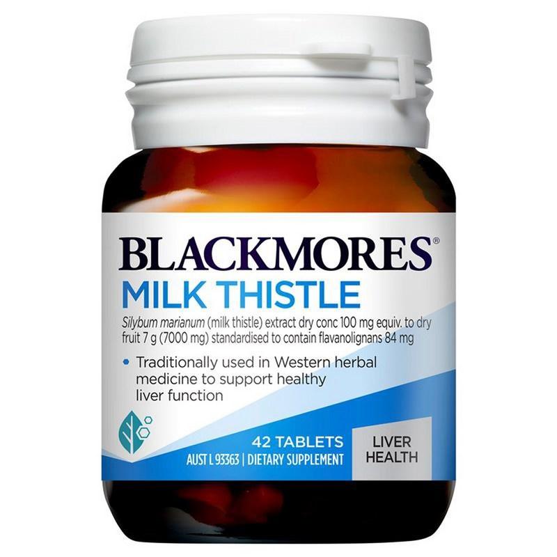 Здоровая пища Blackmores River Health Пищевая добавка Расторопша 42 таблетки 3 банки по специальной цене, 42 таблетки, 3 единицы
