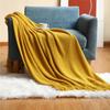 Knitted Throw Blanket with Tassels Bubble Textured Lightweight Throws for Couch Cover Home Decor