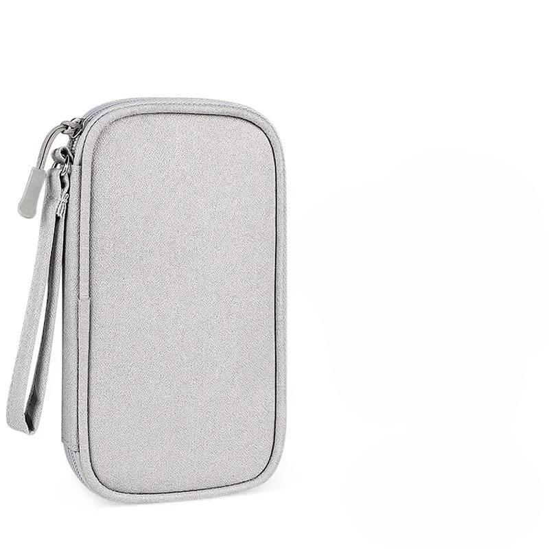 1PC Portable Cable Organizer Waterproof Storage Bag for Power Bank Digital Cable Case Earphone Oxford Cloth Earphone Holder Case