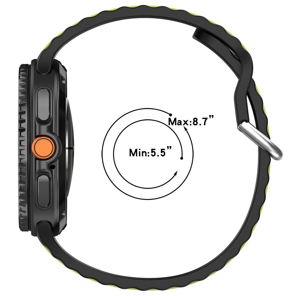 Спортивный силиконовый ремешок для Samsung Galaxy Watch 8 Classic 46 мм 44 мм 40 мм Быстросъемный дышащий браслет для аксессуара Galaxy Watch 8