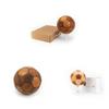 Teak Wood Soccer Decor With Traditional Joinery For Childrens Room And Gift