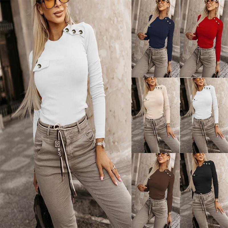 Women S Elegant Short Sleeve Solid T Shirt For Commuting