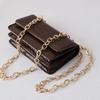 New Fashion Woman Handbag Accessory Chains Luxury Solid Gold Metal Bag Chain Strap Women Cute Clutch Shoulder Purse Accessory