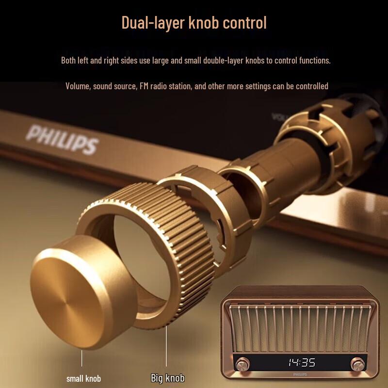 Philips Rococo Retro Bluetooth Speaker TAVS700