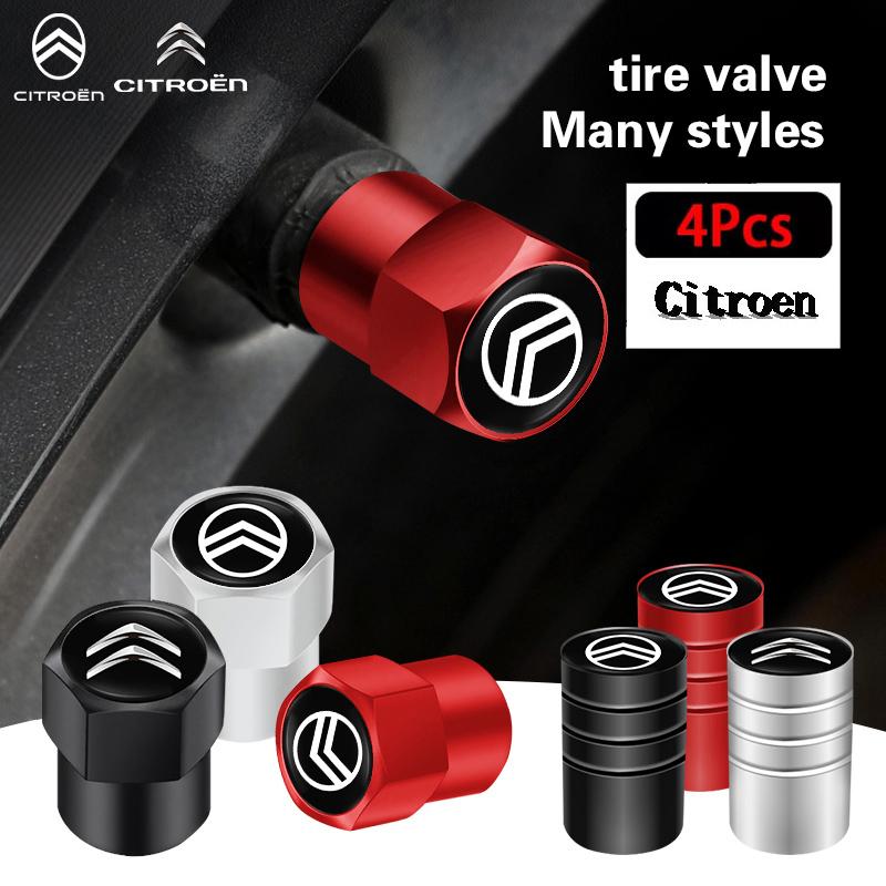 APF2 1Set Car Styling Metal Wheel Tire Valve Caps Dust Accessories For Citroen C1 DS3 C2 C3 Vts C4 Saxo C4L C5 C6 C8 Xsara C3-XR