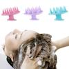 1pc Portable Silicone Head Massage Brush, Deep Cleansing Scalp and Hair Care Brush, Massage Shampoo Brush, Shower Brush