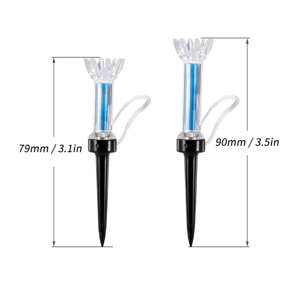 79mm 90mm 5Pcs Golf Training Ball Tee Magnetic Step Down Golf Ball Holder Tees Golf Accessories