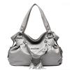 Модная женская сумка через плечо из искусственной кожи через плечо Tote Messenger Hobo Bag