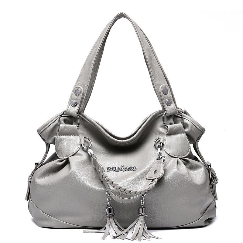 Модная женская сумка через плечо из искусственной кожи через плечо Tote Messenger Hobo Bag
