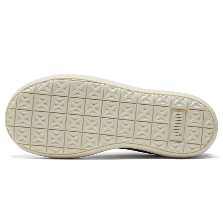 Puma Замшевые кроссовки Mayu Tc на толстой подошве, низкие, женские, цвета слоновой кости и черные 385234-02