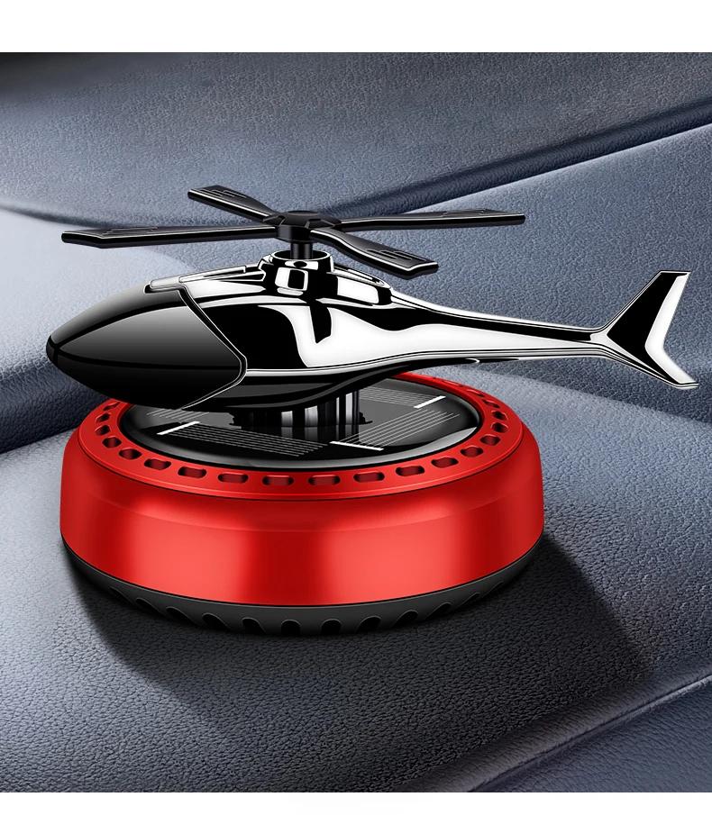 Солнечная энергия Автомобильный освежитель воздуха Декоративный ароматерапевтический вращающийся диффузор для духов Аксессуары для автомобильной консоли