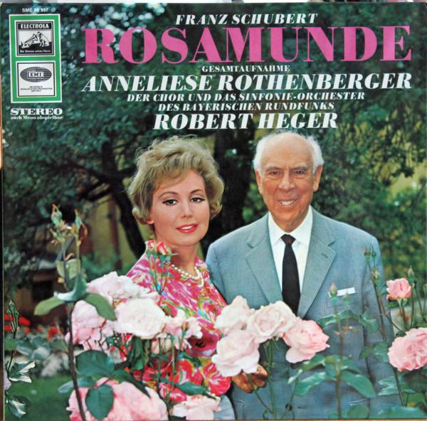 LP Record FRANZ SCHUBERT ANNELIESE ROTHENBE Rosamunde Gesamtaufnahme SME80997 Electrola Germany Classical Used