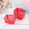 Shopping Basket Toys Kids Mini Supermarket Shopping Hand Basket Model Doll House