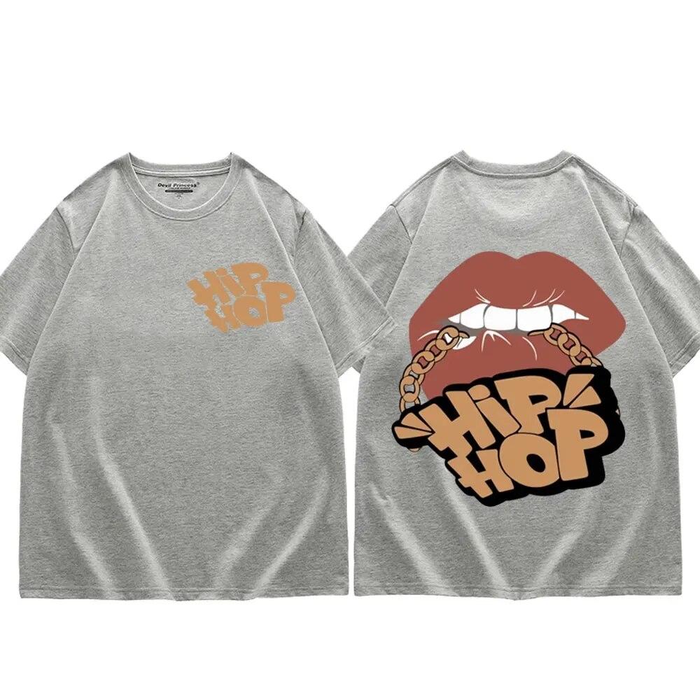 Футболки с принтом граффити в стиле хип-хоп, летняя хлопковая футболка, повседневные модные топы, женские футболки унисекс с короткими рукавами, уличные футболки большого размера