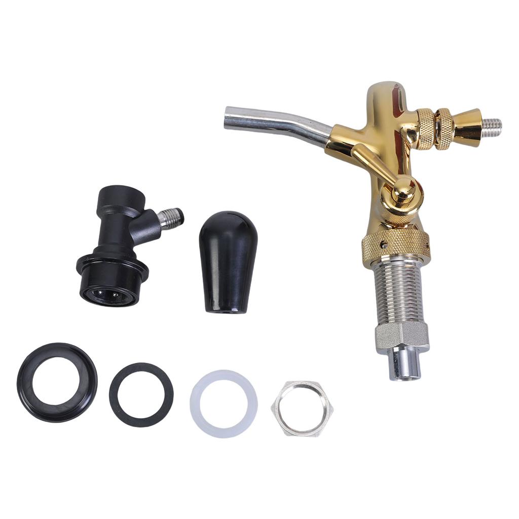 Соединительные элементы для пивоварения Пивные кеги Диспенсер для разливного пива Регулируемые переключатели управления потоками Текстура латуни для пива