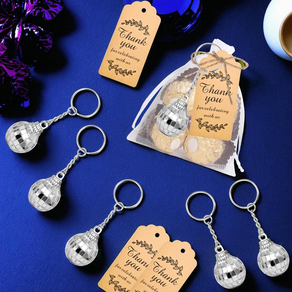 Брелок в виде диско-шара, подарочный набор для вечеринки, подходит для ежедневного дарения и подарков на вечеринку