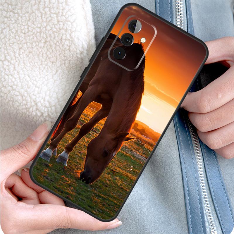 Чехол для телефона с изображением лошади для Samsung Galaxy A54 A34 A14 A15 A25 A35 A55 A53 A33 A13 A52 A32 A12 A51 A71