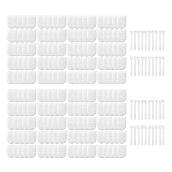 yangyizhi 200Pcs Faucet Filter Cotton Bag with Straps, Water Strainer Tap Cover for Kitchen Sink, Sock Rust, Sediment and Dirt Removal