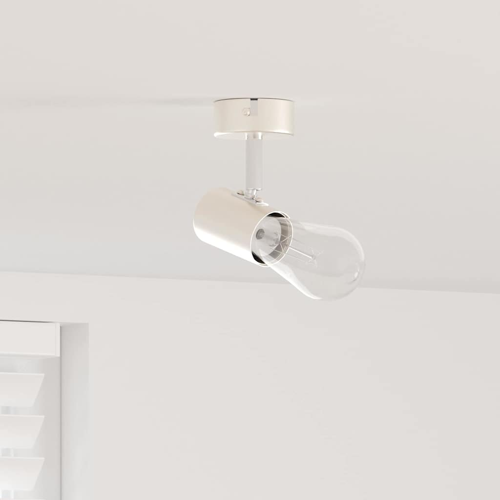 Ceiling Spotlight with Spotlights Nickel 6.5 x 6 x 11.5 cm Metal
