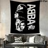 Настенный гобелен ABBA Эстетичный настенный подвес Печатная ткань Одеяло Декоративные гобелены для спальни гостиной Домашний декор