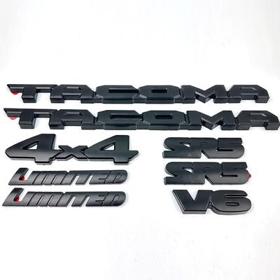 Suitable for Toyota TACOMA V6 Modified Matte Black Body Label Tacoma Overlay Car Sticker Pickup V6 LIMITED SR5 4X4 Coverage LC8 Ncrw7