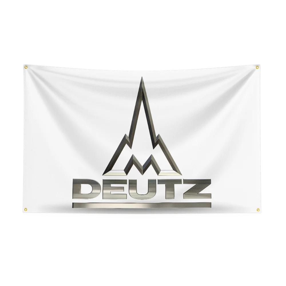 35 футов Флаг тракторов Deutz AGs Полиэстер Цифровая печать Инструментальная гобеленовая баннер-штора Для декора B