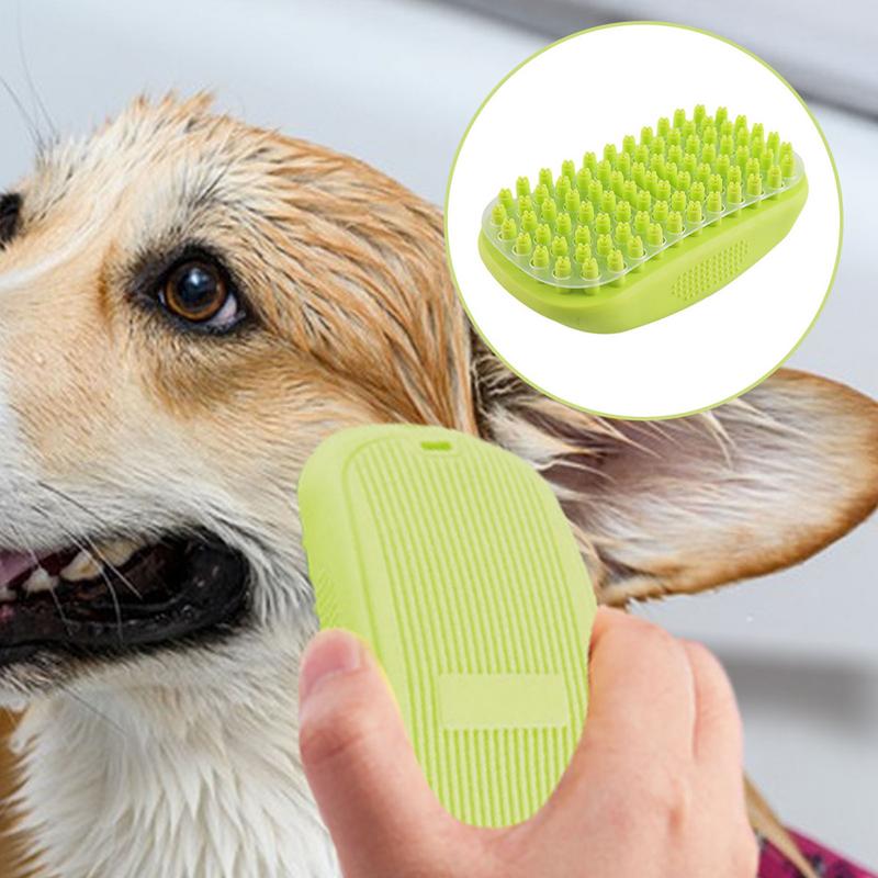Щетка для мытья собак Щетка для ухода за кошками Щетка для вычесывания собак Шампунь для животных Ванна Успокаивающий массаж Резиновые щетинки Щетка-грабли Животное