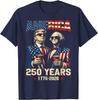 250 лет Америка Юбилей 250-й Смешной Трамп Вашингтон Унисекс Футболка
