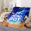 Astro Bot Flannel Blanket Throw Blanket Soft Warm Sofa Bed Camping home Decor Unique Christmas Gift C92695