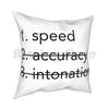Twoset ViolinSpeed Accuracy Intonation Pillow Case Printed Home Soft DIY Pillow Cover Twoset Two Set Violin Twosetviolin