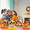 9Pcs Fall Pumpkin Honeycomb Centerpiece Thanksgiving Pumpkin Turkey Duck Fruits Tabletop Ornaments