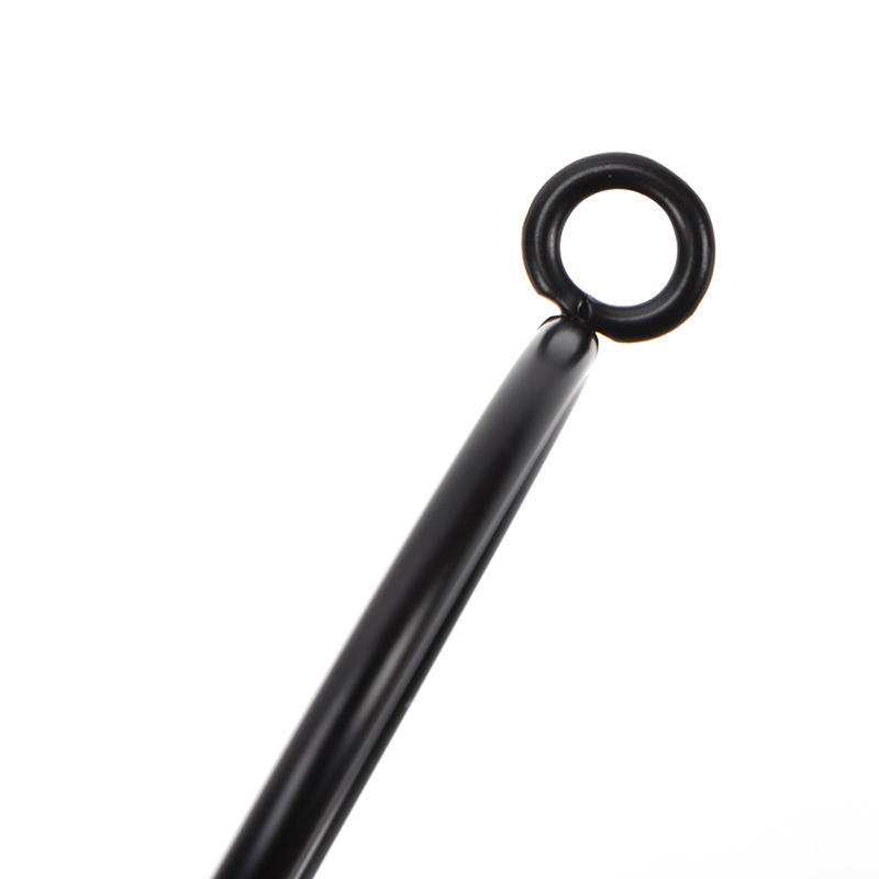 10 шт. черных металлических колец для штор, подвесные кольца для штор и карнизов, 5 размеров