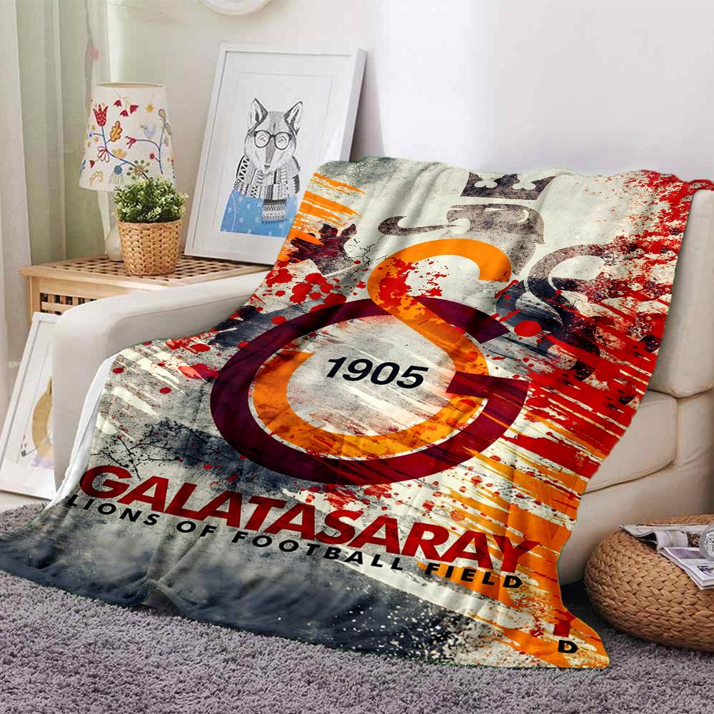 Aslanlar Gs Blanket Comfortable Suitable for Seaside Bed Office Chair for All Seasons Warmthful Decor Unique Gift for Family and Friends Camping