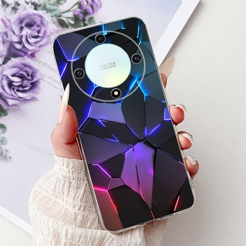Чехол для Honor Magic6 Lite Чехол для HonorX9B ALI-NX1 С рисунком крутого дракона Мягкий силиконовый чехол для Honor X9B Magic 6 Lite Fundas Coque