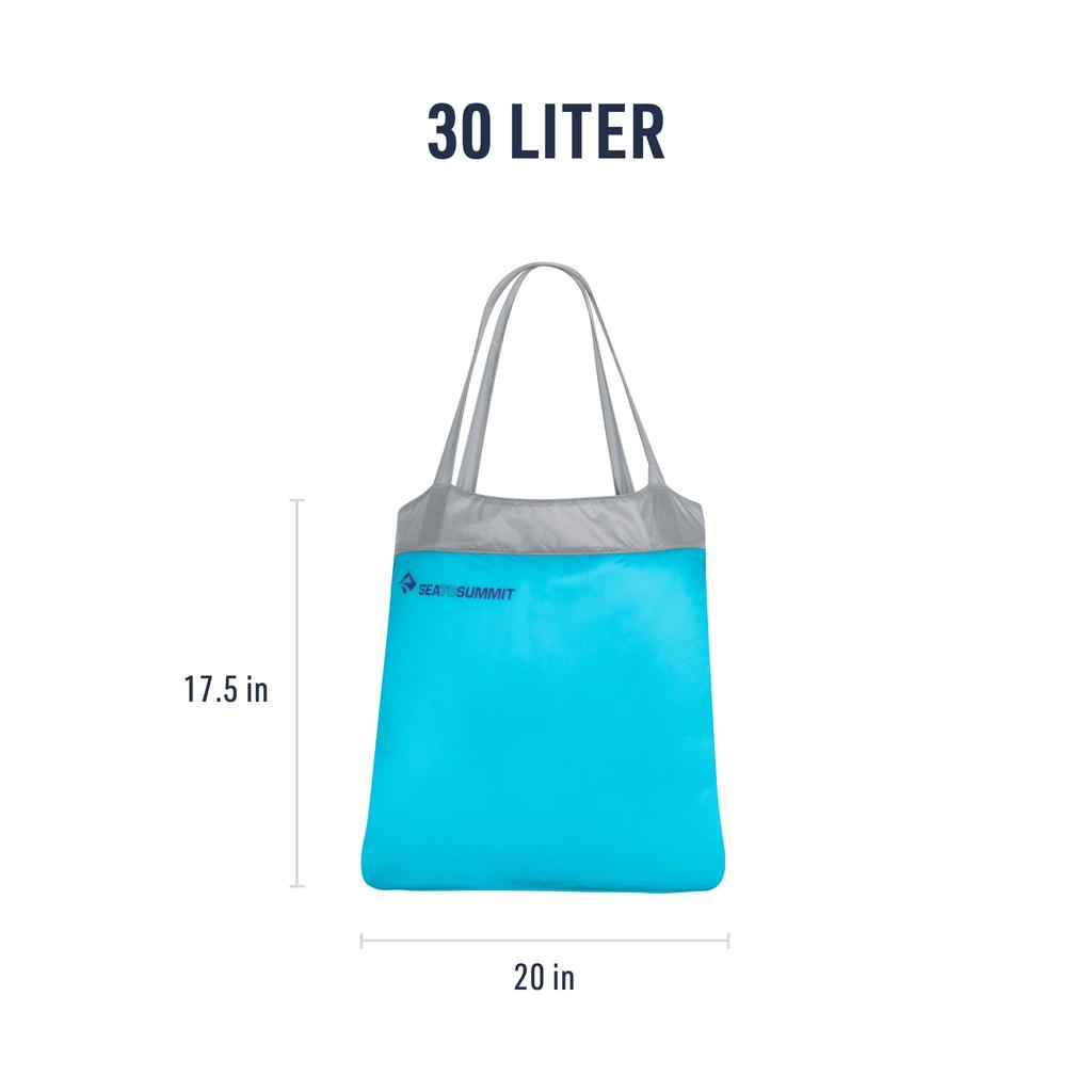 To Ultra Sil Shopping Bag 25L Blue Atoll ST83503 [Sea Summit]
