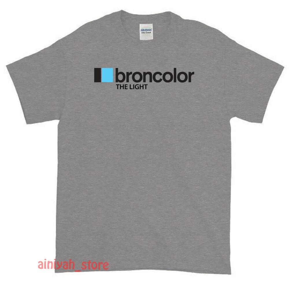 New BRONCOLOR THE LIGHT Logo Men's Funny T shirt USA Size S-XXL