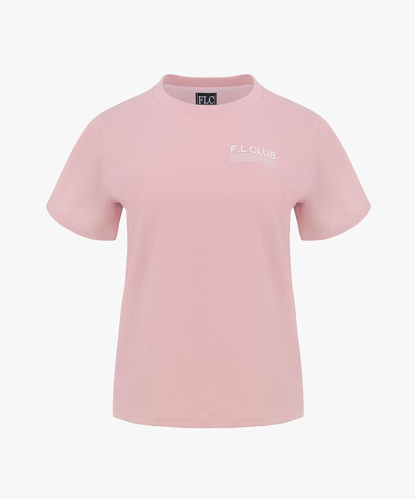 FAIRLIAR CLUB F.L Club T-Shirt_Pale Pink